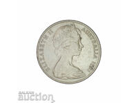 20 Cents - Elizabeth II 2nd Portrait 1981 - Australia