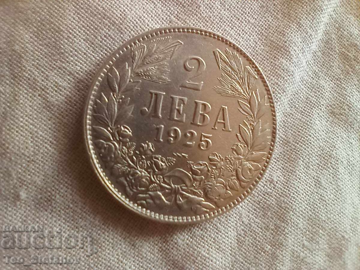 2 lei 1925 AU cu preț 190.00 BGN | € 97.15