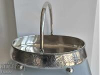 Ρωσική 1889 τσαρική ασημένια 84 φρουτιέρα Αγία Πετρούπολη