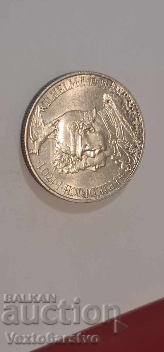 Auction Coin - 2 Mark 1901 - Germany - BZTs.---1 Auction Coin - 2 Mark 1901 - Germany - BZTs.---1