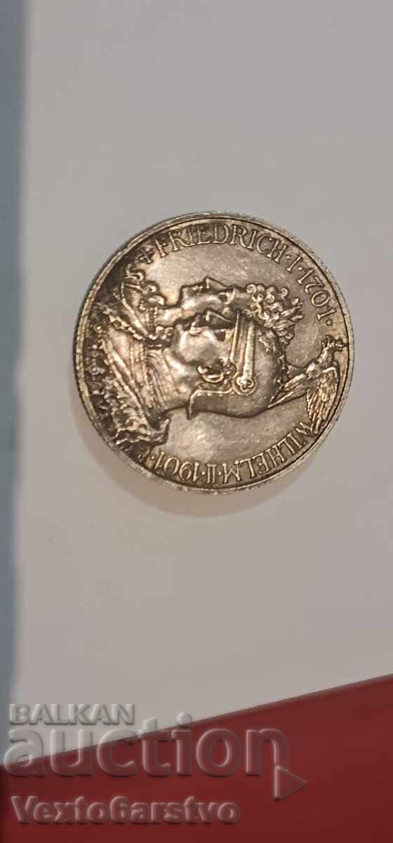 Monedă de 2 mărci 1901 - Germania - BZC.---2 - 5 Monedă de 2 mărci 1901 - Germania - BZC.---2 - 5