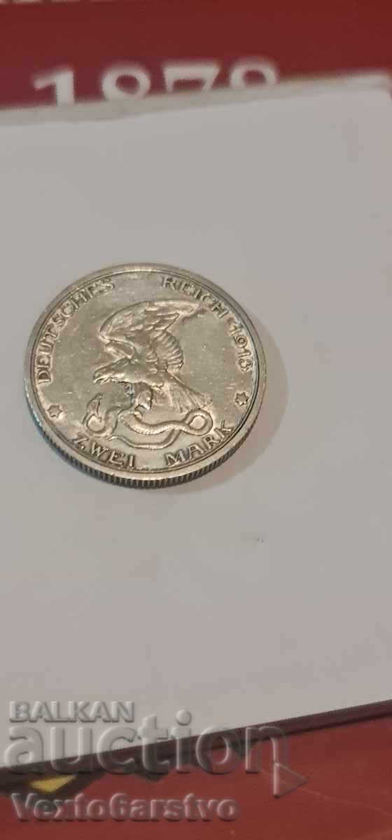 Auction Coin - 2 Mark 1913 - Germany - BZTs Auction Coin - 2 Mark 1913 - Germany - BZTs
