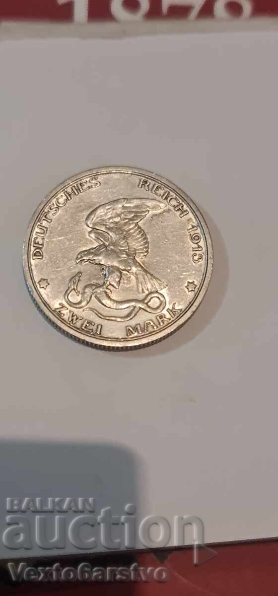 Coin - 2 Mark 1913 - Germany - BZTs Coin - 2 Mark 1913 - Germany - BZTs