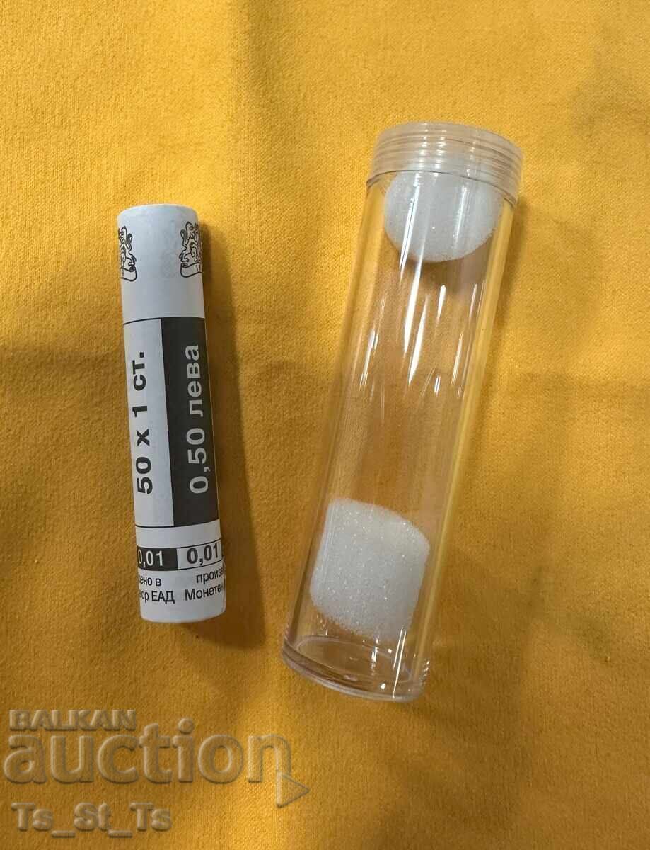 50 chips x 1 st. 2000 g. in a TUBE - uncirculated, UNC 50 chips x 1 st. 2000 g. in a TUBE - uncirculated, UNC