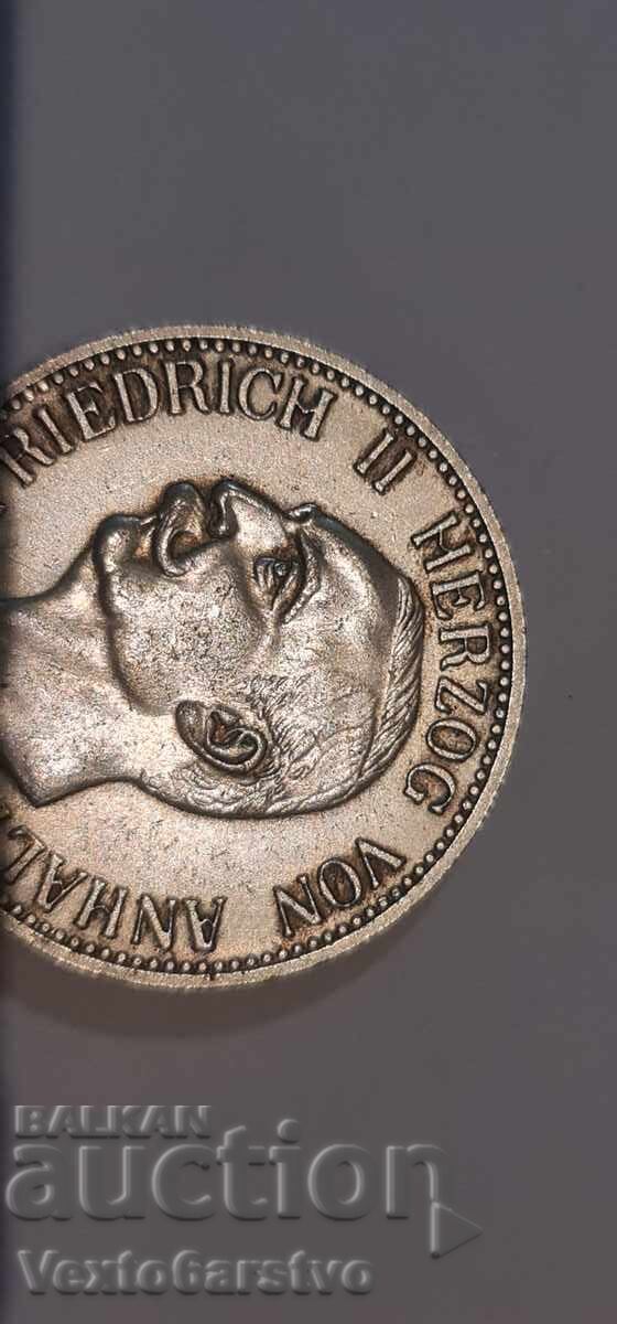 Coin - 3 marks 1909 - Germany - BZTs - 5 Coin - 3 marks 1909 - Germany - BZTs - 5