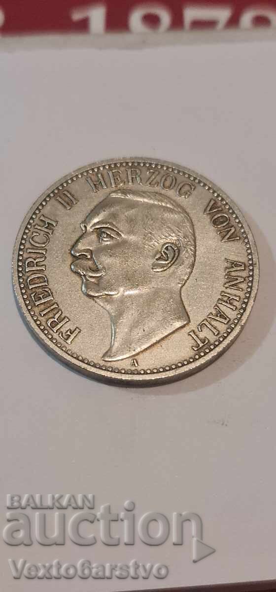 Coin - 3 marks 1909 - Germany - BZTs - 7 Coin - 3 marks 1909 - Germany - BZTs - 7