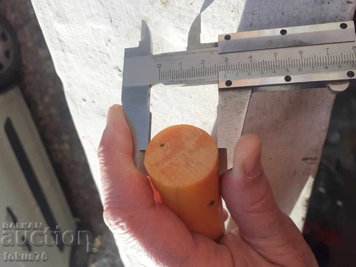 Catalin bakelite rod, damari rosary, 184 grams - 5 Catalin bakelite rod, damari rosary, 184 grams - 5