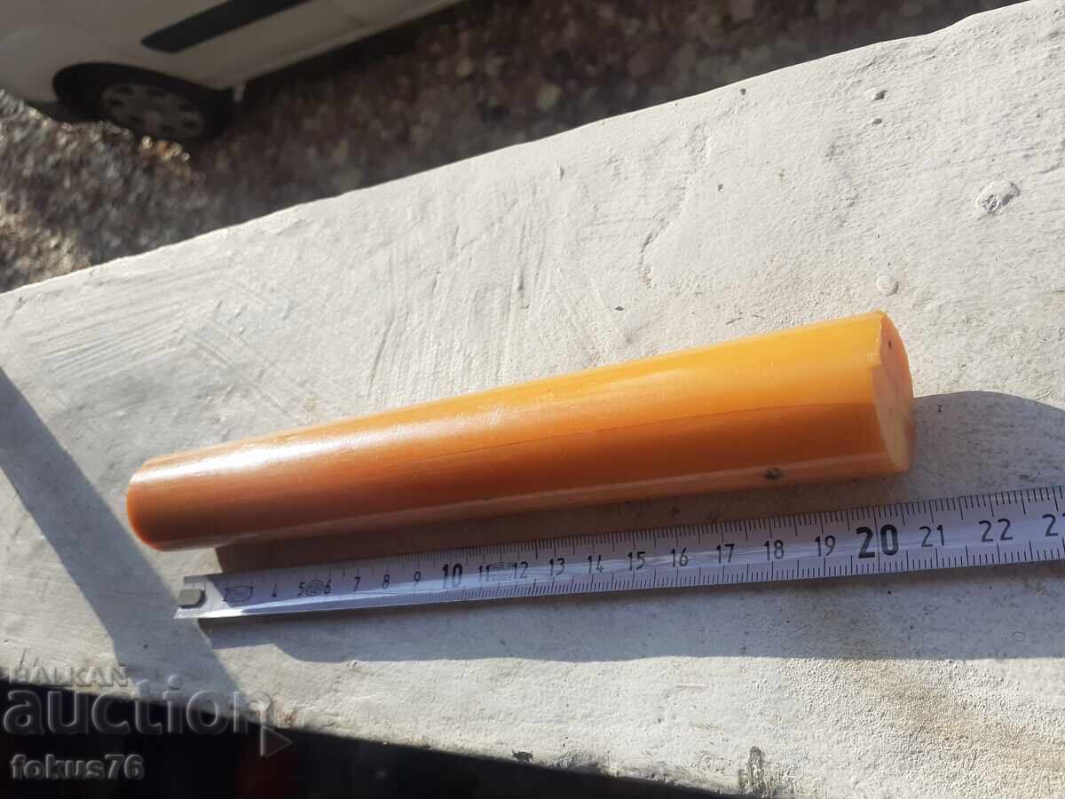 Catalin bakelite rod, damari rosary, 184 grams - 6 Catalin bakelite rod, damari rosary, 184 grams - 6