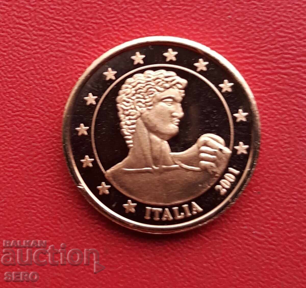 Italia - 2 eurocenți 2001 - probă - mat - lucios cu preț 1.20 BGN | € 0.61 Italia - 2 eurocenți 2001 - probă - mat - lucios cu preț 1.20 BGN | € 0.61