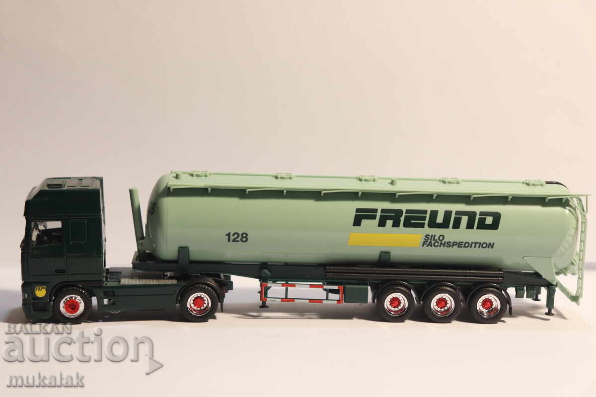 HERPA H0 1/87 DAF SILOZ CISTERNĂ CAMION MODEL HERPA H0 1/87 DAF SILOZ CISTERNĂ CAMION MODEL