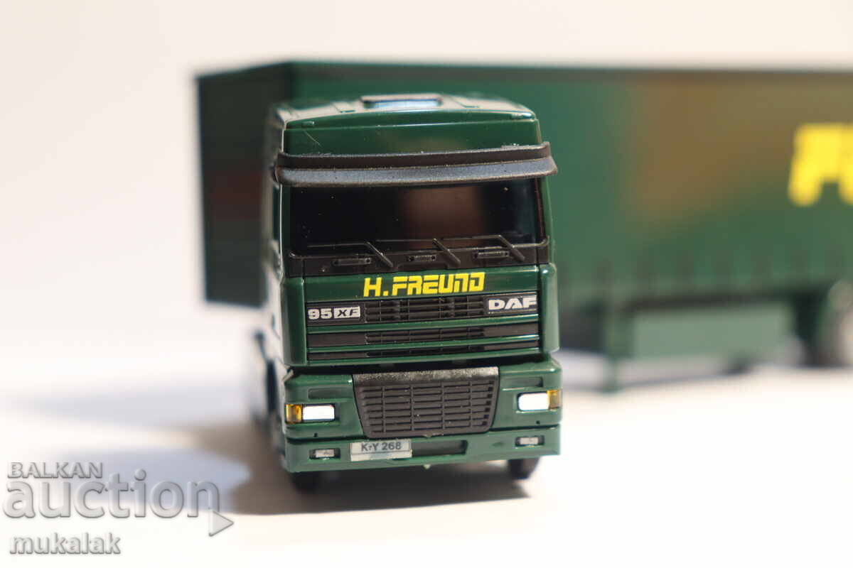 Licitație AWM H0 1/87 DAF TIR TIR REMORCHER CAMION MODEL Licitație AWM H0 1/87 DAF TIR TIR REMORCHER CAMION MODEL