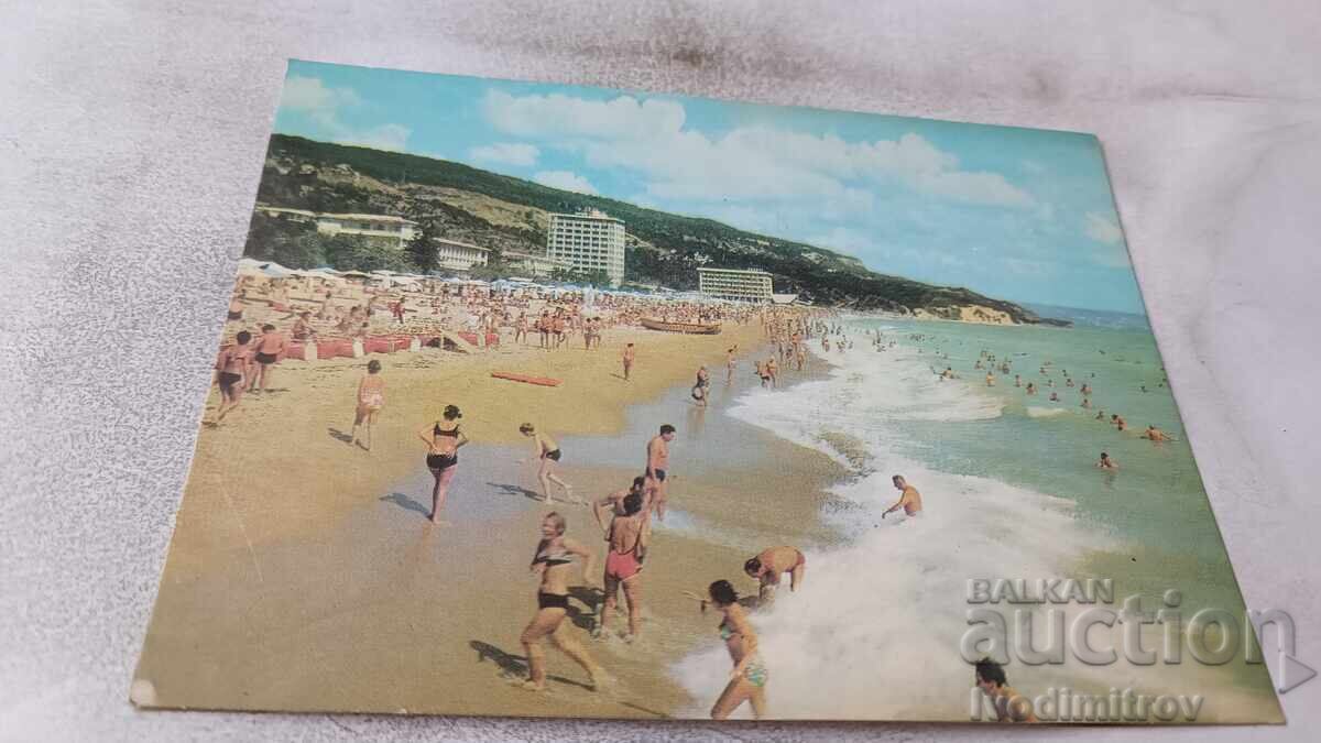 Postcard Golden Sands Beach 1982 Postcard Golden Sands Beach 1982