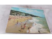 Postcard Golden Sands Beach 1982