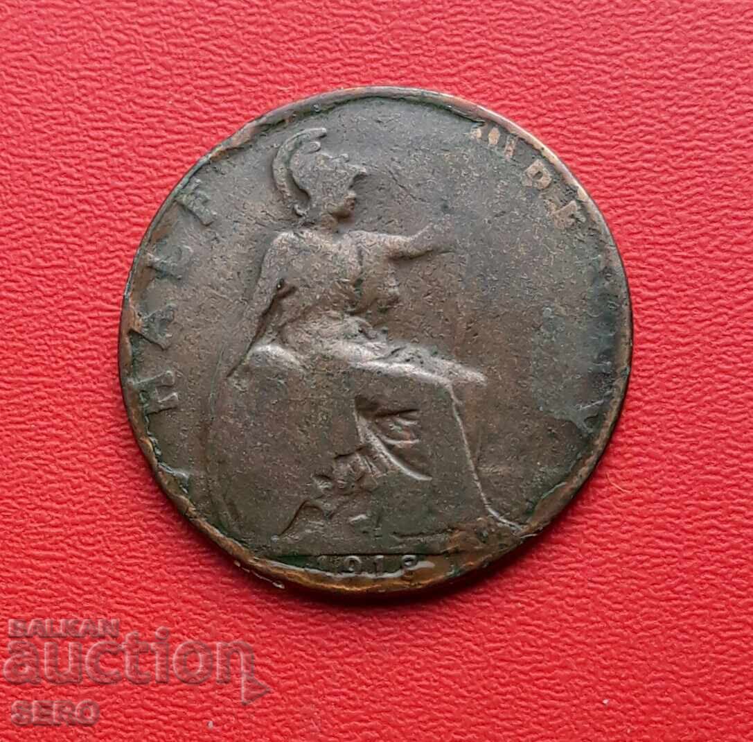Great Britain - 1/2 Penny 1918 Great Britain - 1/2 Penny 1918