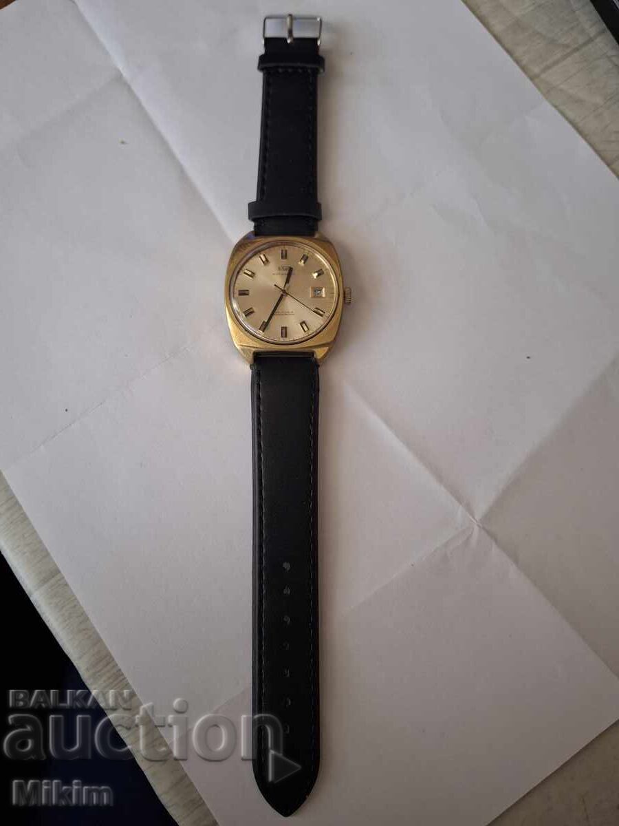 Auction  Gold-plated Men's Watch Eret Automatic