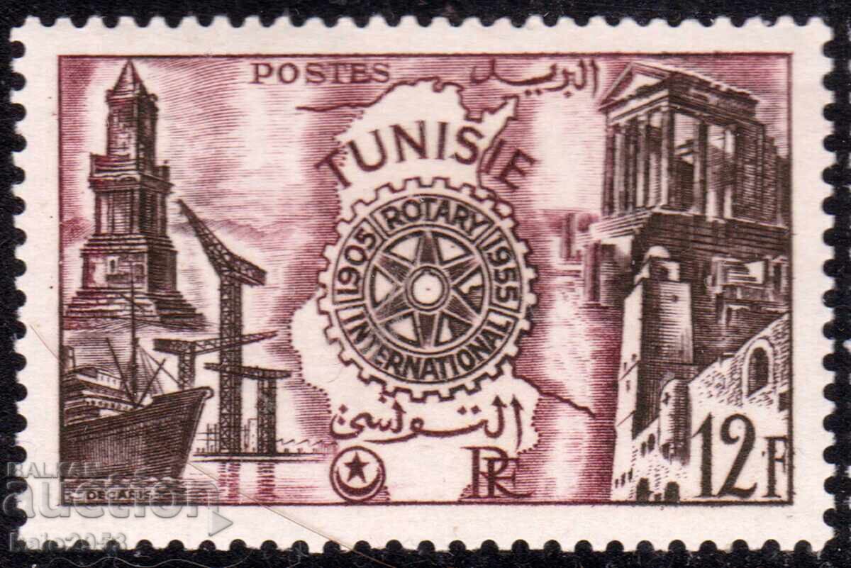 France/Algeria - 1955 - 50th Anniversary Rotary Movement, MNH France/Algeria - 1955 - 50th Anniversary Rotary Movement, MNH