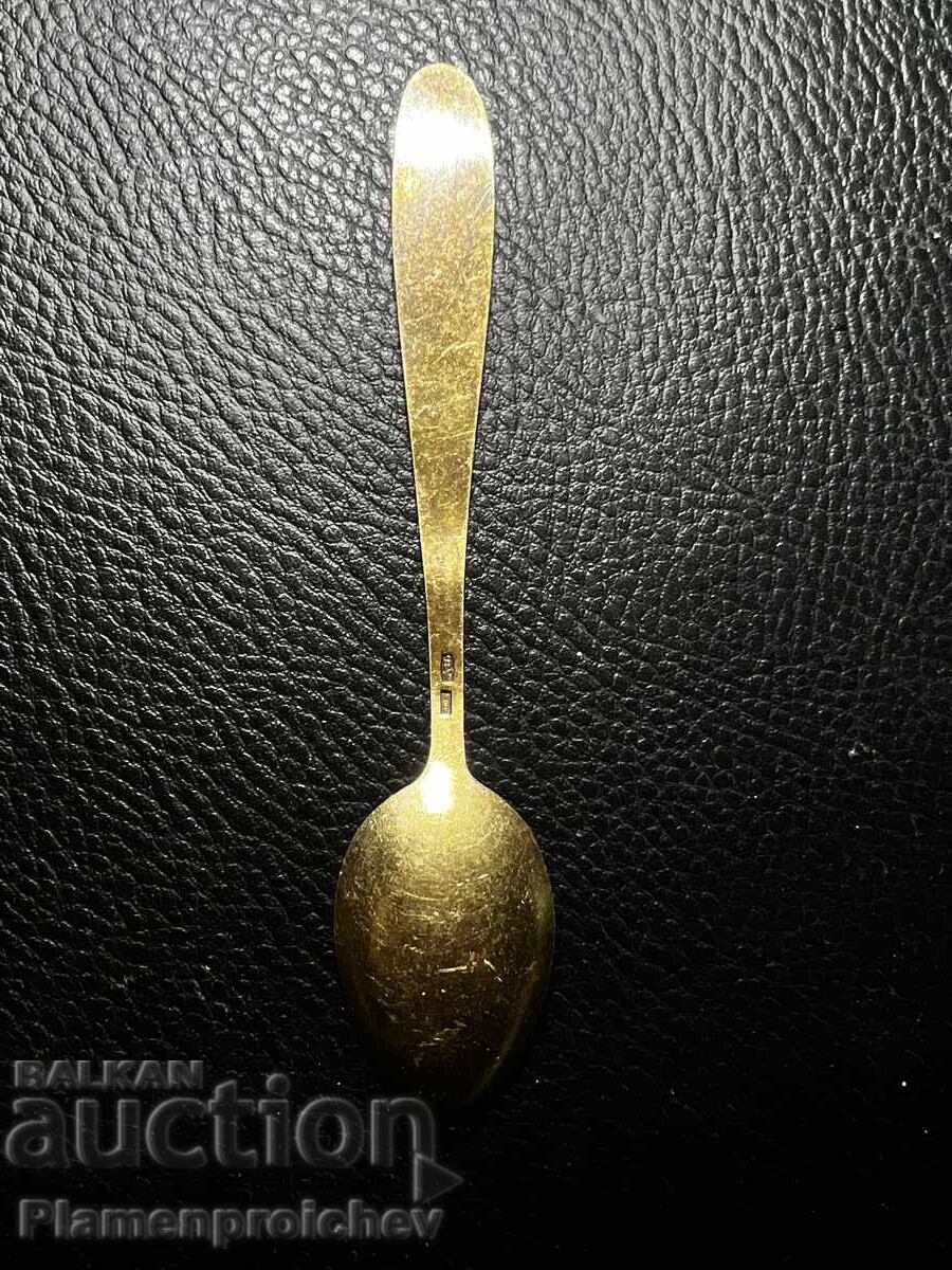 Доставка на РЯДКА СРЕБЪРНА ПОЗЛАТЕНА ЛЪЖИЦА ЕМАЙЛ ЦАРСКА РУСИЯ Доставка на РЯДКА СРЕБЪРНА ПОЗЛАТЕНА ЛЪЖИЦА ЕМАЙЛ ЦАРСКА РУСИЯ