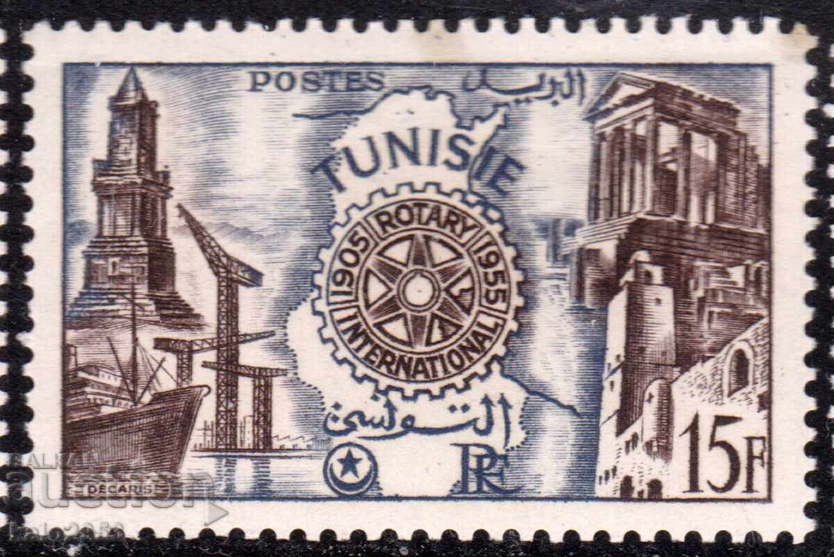 France/Algeria - 1955 - 50th Anniversary Rotary Movement, MNH France/Algeria - 1955 - 50th Anniversary Rotary Movement, MNH