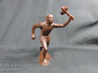 VECHE FIGURINĂ RETRO SOVIETICĂ DIN PLASTIC NEANDERTHAL