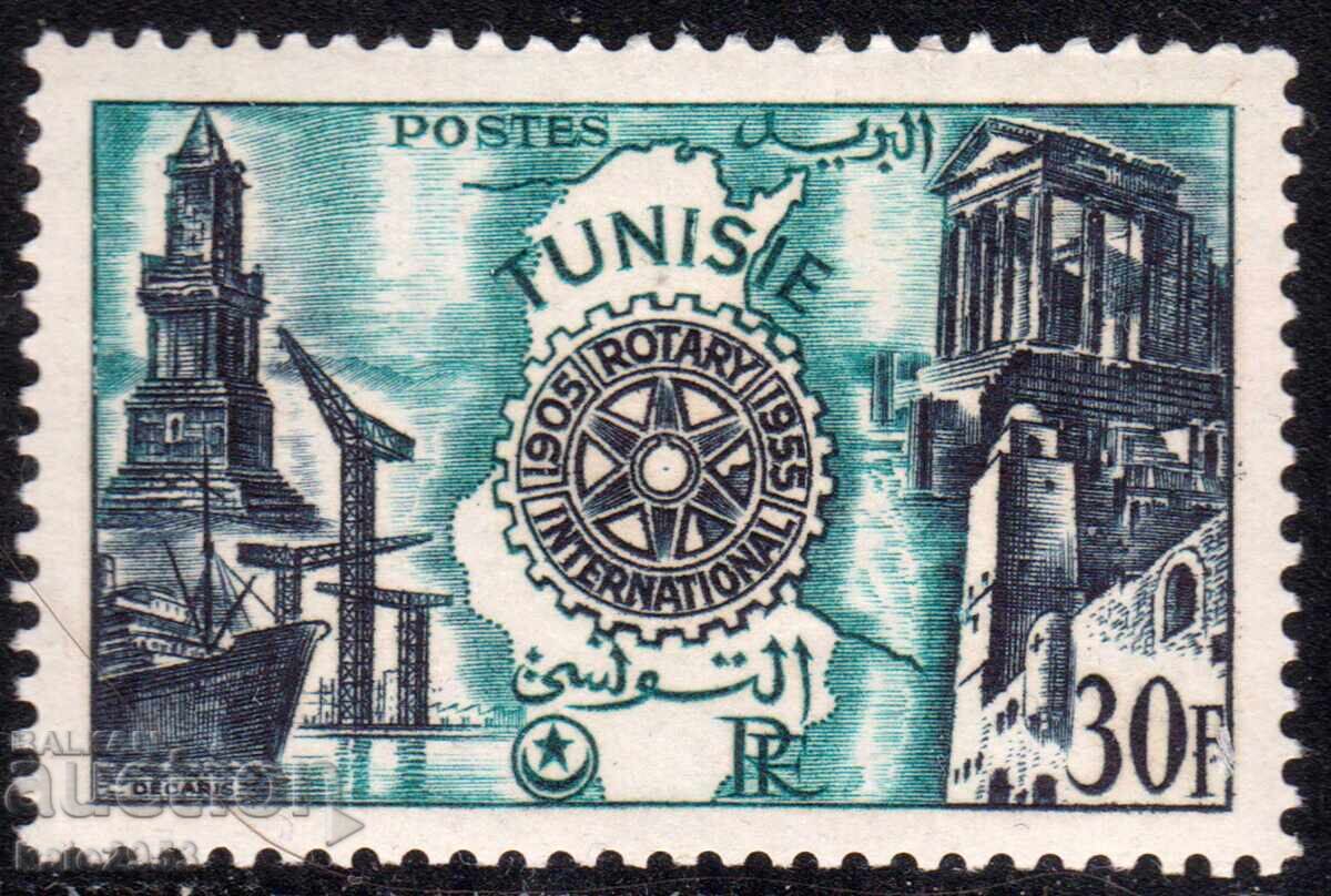 France/Algeria - 1955 - 50th Anniversary Rotary Movement, MNH