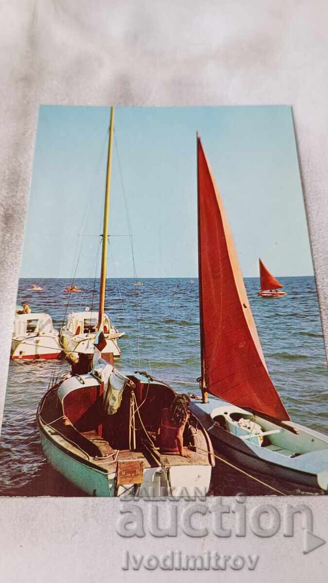 Carte poștală Marea Neagră 1981 Carte poștală Marea Neagră 1981