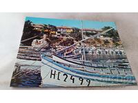 Cartolină poștală Nesebăr Cheiul pescăresc