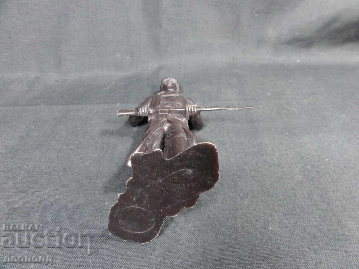 FIGURINĂ VECHE RETRO SOVIETICĂ DIN PLASTIC SOLDAT RUS RĂZBOIUL AL DOILEA MONDIAL - 5