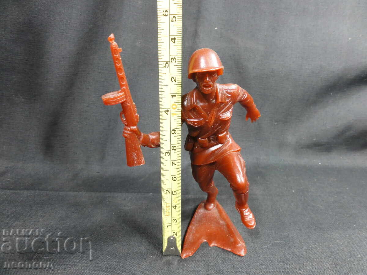 FIGURINĂ VECHE RETRO SOVIETICĂ DIN PLASTIC SOLDAT RUS RĂZBOIUL AL DOILEA MONDIAL - 6