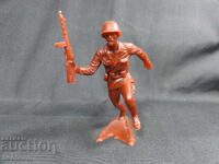FIGURINĂ VECHE RETRO SOVIETICĂ DIN PLASTIC SOLDAT RUS RĂZBOIUL AL DOILEA MONDIAL