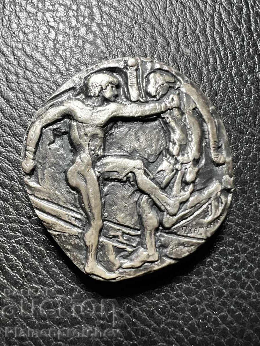 SUPER RARE SILVER TABLE MEDAL BOX SMALL MINTAGE - 6 SUPER RARE SILVER TABLE MEDAL BOX SMALL MINTAGE - 6