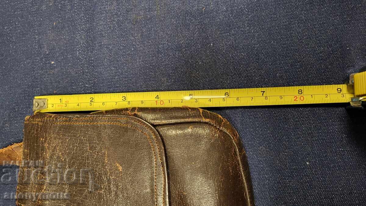 Кожена чанта за фишеци,фишеклък, сумка, паласка - 5