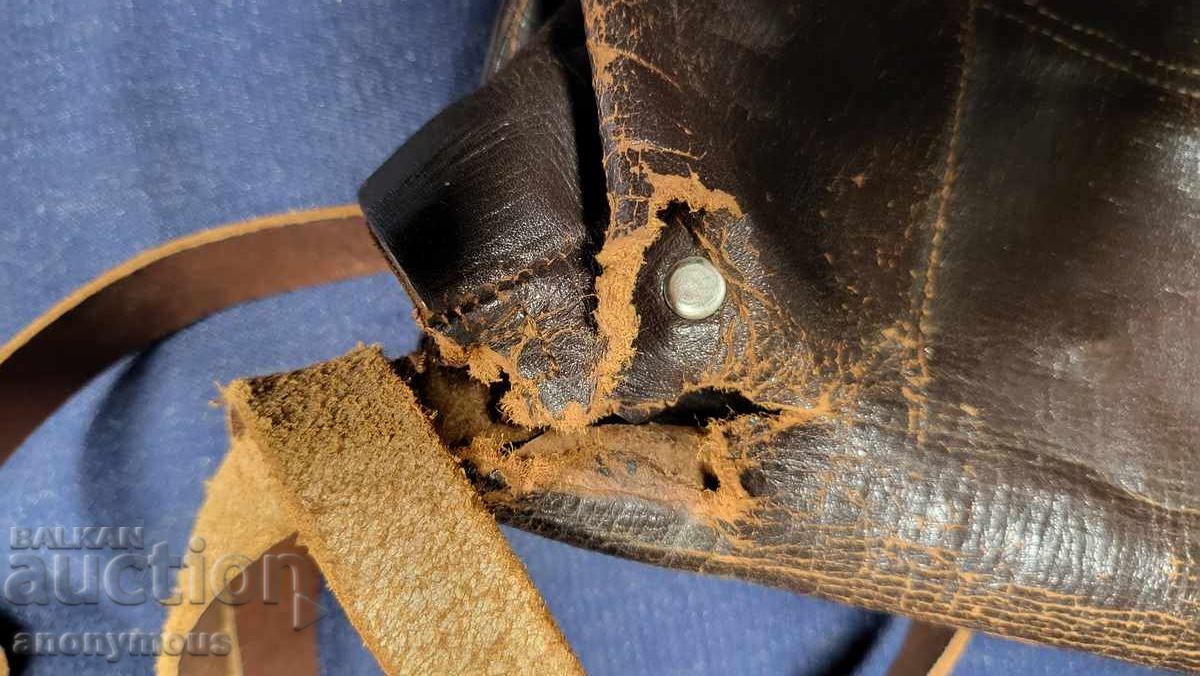 Кожена чанта за фишеци,фишеклък, сумка, паласка - 6