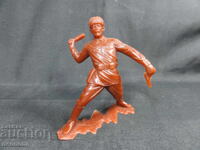 FIGURINĂ VECHE RETRO SOVIETICĂ DIN PLASTIC SOLDAT RUS RĂZBOIUL AL DOILEA MONDIAL