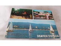 Cartolină Poștală Nisipurile de Aur Colaj 1985