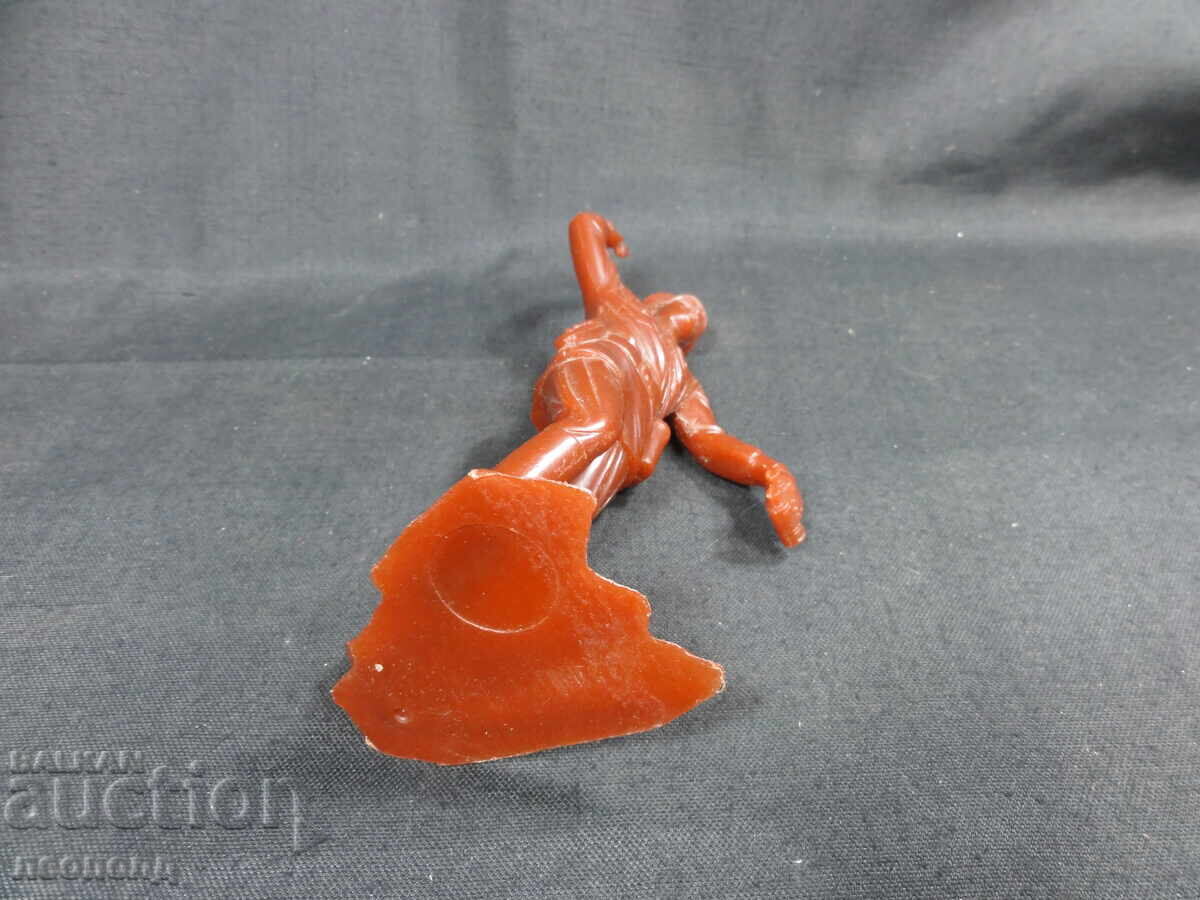 FIGURINĂ VECHE RETRO SOVIETICĂ DIN PLASTIC SOLDAT RUS RĂZBOIUL AL DOILEA MONDIAL - 5