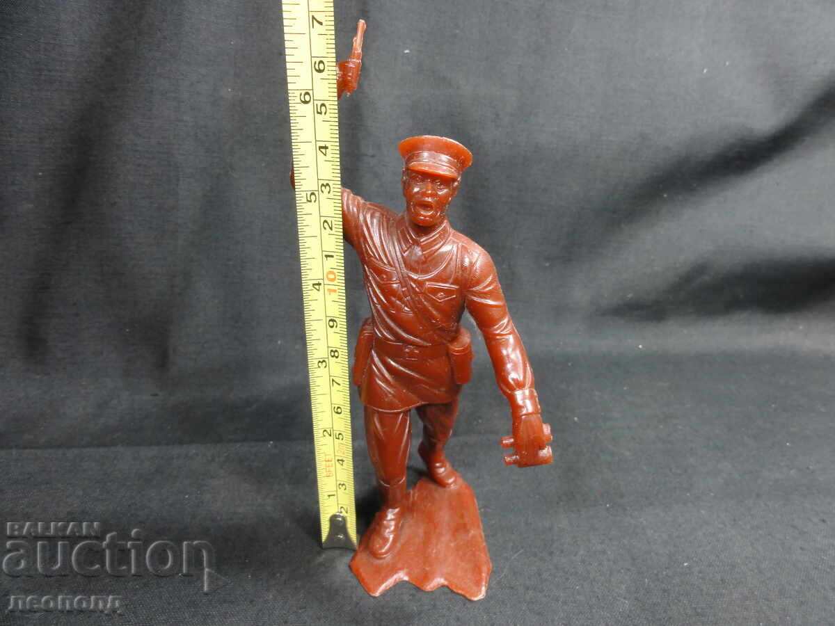 FIGURINĂ VECHE RETRO SOVIETICĂ DIN PLASTIC SOLDAT RUS RĂZBOIUL AL DOILEA MONDIAL - 6