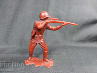 FIGURINĂ VECHE RETRO SOVIETICĂ DIN PLASTIC SOLDAT RUS RĂZBOIUL AL DOILEA MONDIAL
