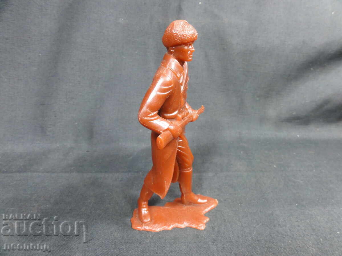 Livrarea FIGURINĂ VECHE RETRO SOVIETICĂ DIN PLASTIC SOLDAT RUS RĂZBOIUL AL DOILEA MONDIAL