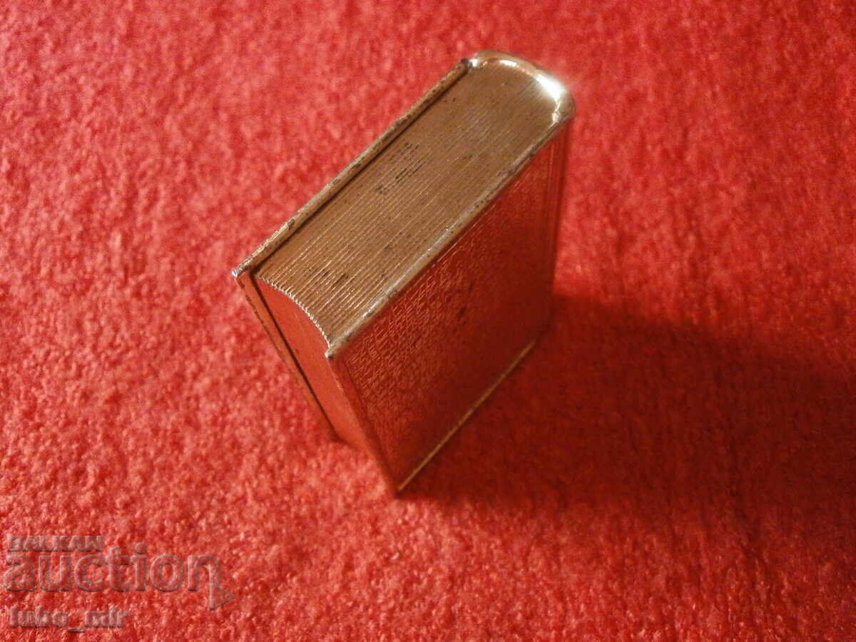 OLD METAL JEWELRY BOX - 6