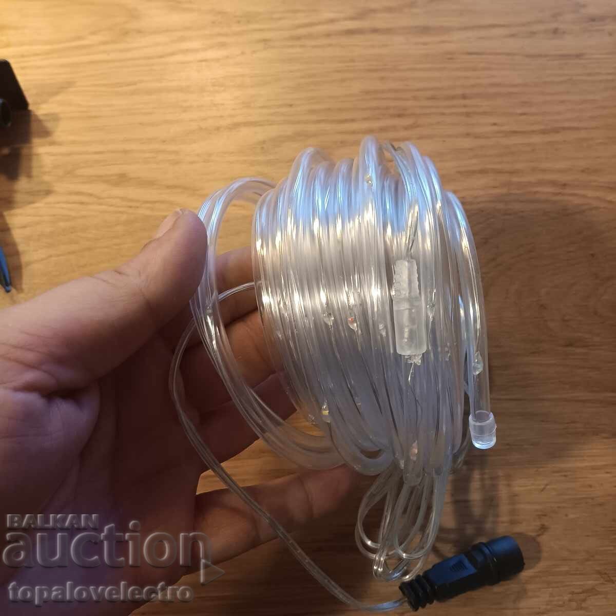 ΝΕΑ! Σόλαρ LED ταινία, 10 μ., σχέδιο με χάλκινο σύρμα, αδιάβροχη - 5 ΝΕΑ! Σόλαρ LED ταινία, 10 μ., σχέδιο με χάλκινο σύρμα, αδιάβροχη - 5