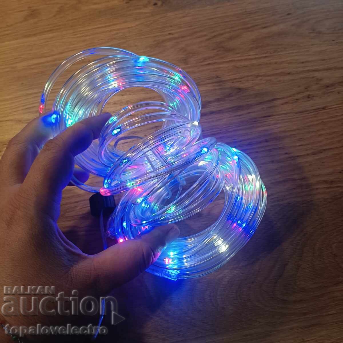 ΝΕΑ! Σόλαρ LED ταινία, 10 μ., σχέδιο με χάλκινο σύρμα, αδιάβροχη - 6 ΝΕΑ! Σόλαρ LED ταινία, 10 μ., σχέδιο με χάλκινο σύρμα, αδιάβροχη - 6