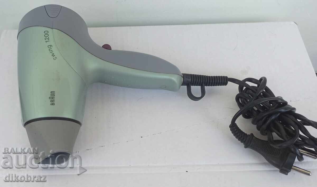 Hair Dryer BROWN SWING 1200 - FOR 5€ with price 9.80 BGN | € 5.01 Hair Dryer BROWN SWING 1200 - FOR 5€ with price 9.80 BGN | € 5.01
