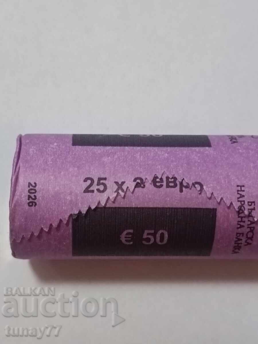 Аукцион Банков фишек БНБ. България - 25 х 2 Евро., 2026г. - UNC Аукцион Банков фишек БНБ. България - 25 х 2 Евро., 2026г. - UNC