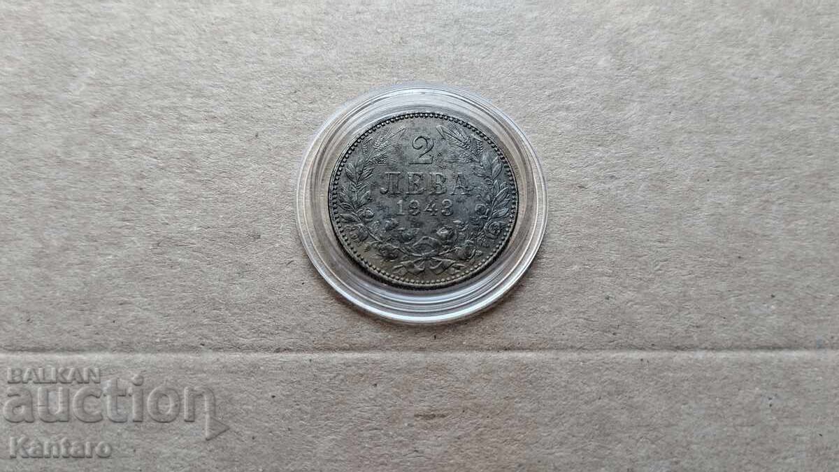 Auction  Coin - BULGARIA - 2 Leva 1943
