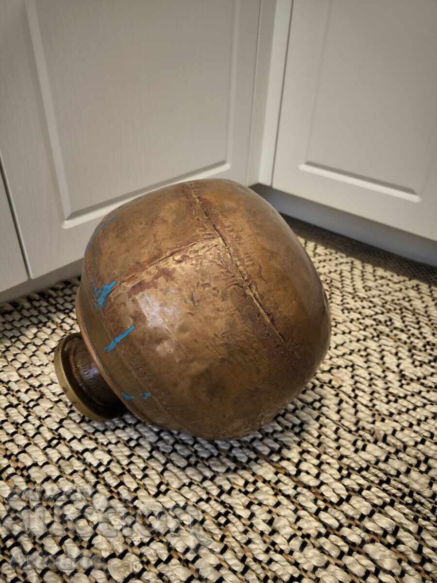 Auction  Oriental Hand-Forged Copper Vessel - 20th Century