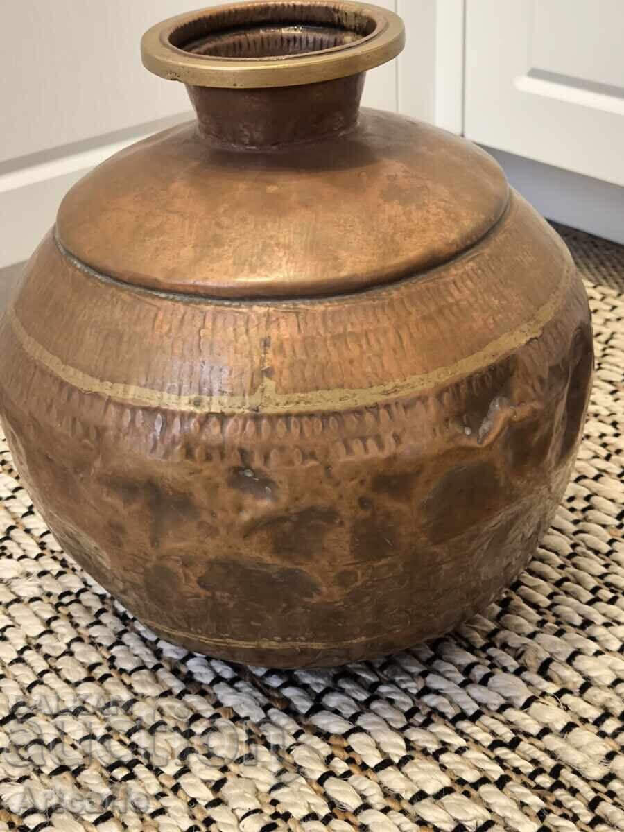 Παράδοση Ανατολίτικο χειροποίητο χάλκινο σκεύος - 20ος αιώνας Παράδοση Ανατολίτικο χειροποίητο χάλκινο σκεύος - 20ος αιώνας