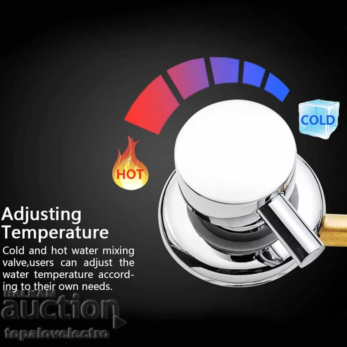 Δημοπρασία ΚΑΙΝΟΥΡΙΟΣ! Μπαταρία τοίχου, 3 εξόδων, μοντέλο Intubation 10 cm, ορείχαλκος Δημοπρασία ΚΑΙΝΟΥΡΙΟΣ! Μπαταρία τοίχου, 3 εξόδων, μοντέλο Intubation 10 cm, ορείχαλκος