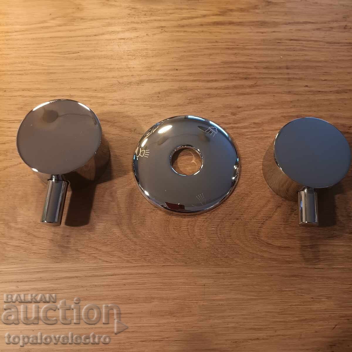 ΚΑΙΝΟΥΡΙΟΣ! Μπαταρία τοίχου, 3 εξόδων, μοντέλο Intubation 10 cm, ορείχαλκος - 6 ΚΑΙΝΟΥΡΙΟΣ! Μπαταρία τοίχου, 3 εξόδων, μοντέλο Intubation 10 cm, ορείχαλκος - 6