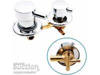 ΚΑΙΝΟΥΡΙΟΣ! Μπαταρία τοίχου, 3 εξόδων, μοντέλο Intubation 10 cm, ορείχαλκος