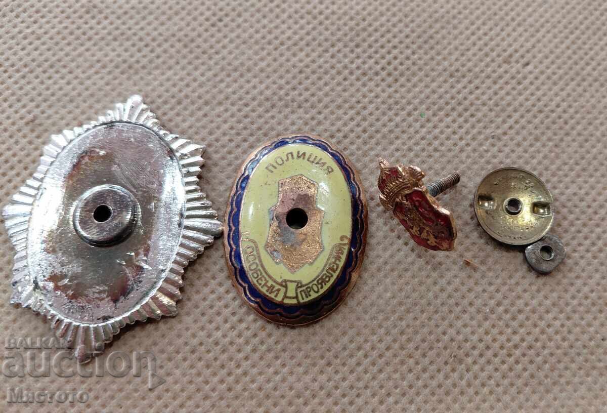 Livrarea Semn regal Poliție - AUTENTIC ORIGINAL. argint email